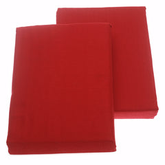 Red Dyed Double Bedding Set of 6