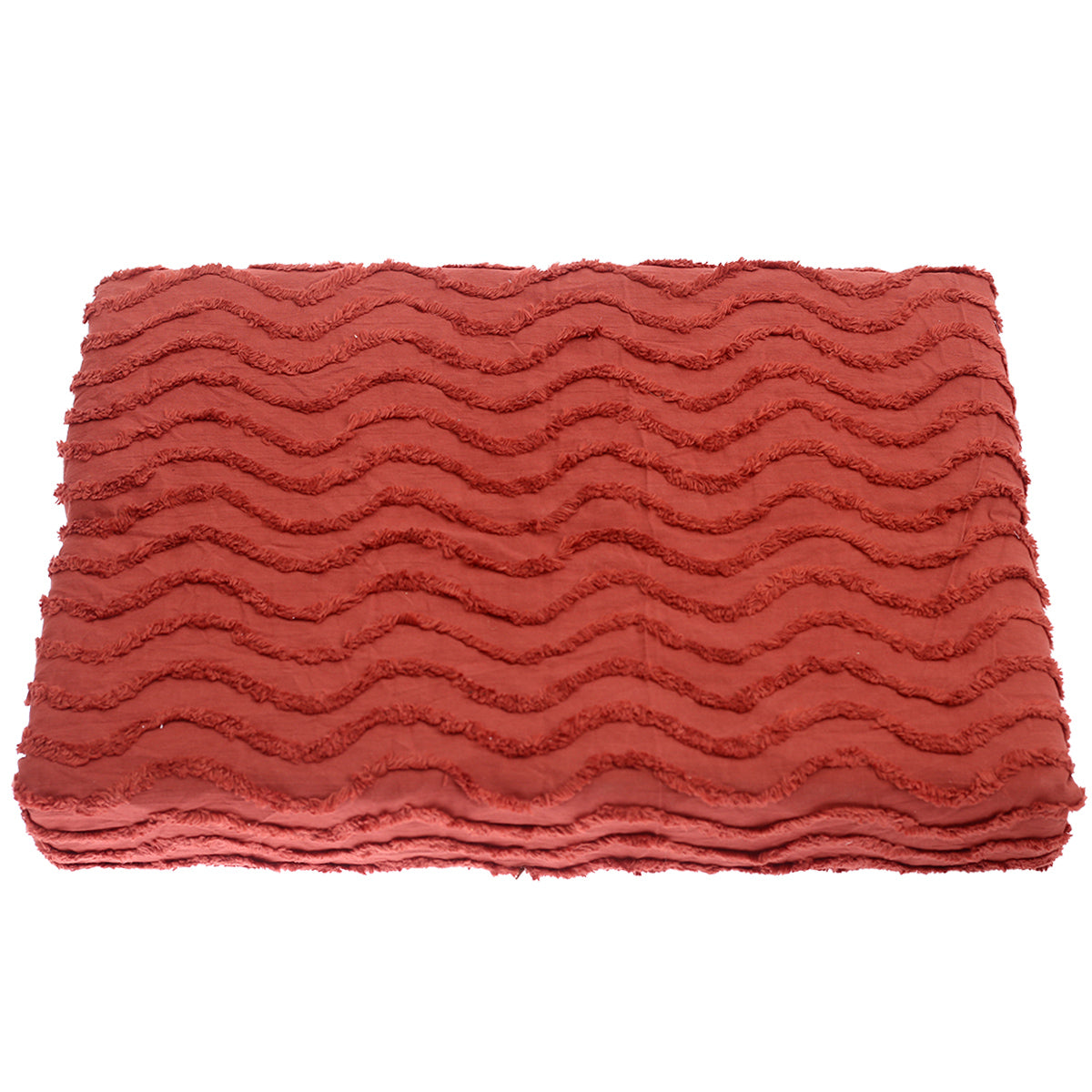 Rustic Wavy Double Bed Cover