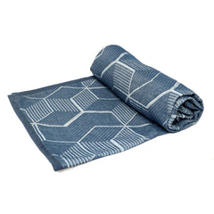 Blue Double Bed Cover
