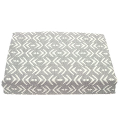 Grey Triangle Double Bed Cover 94x102"