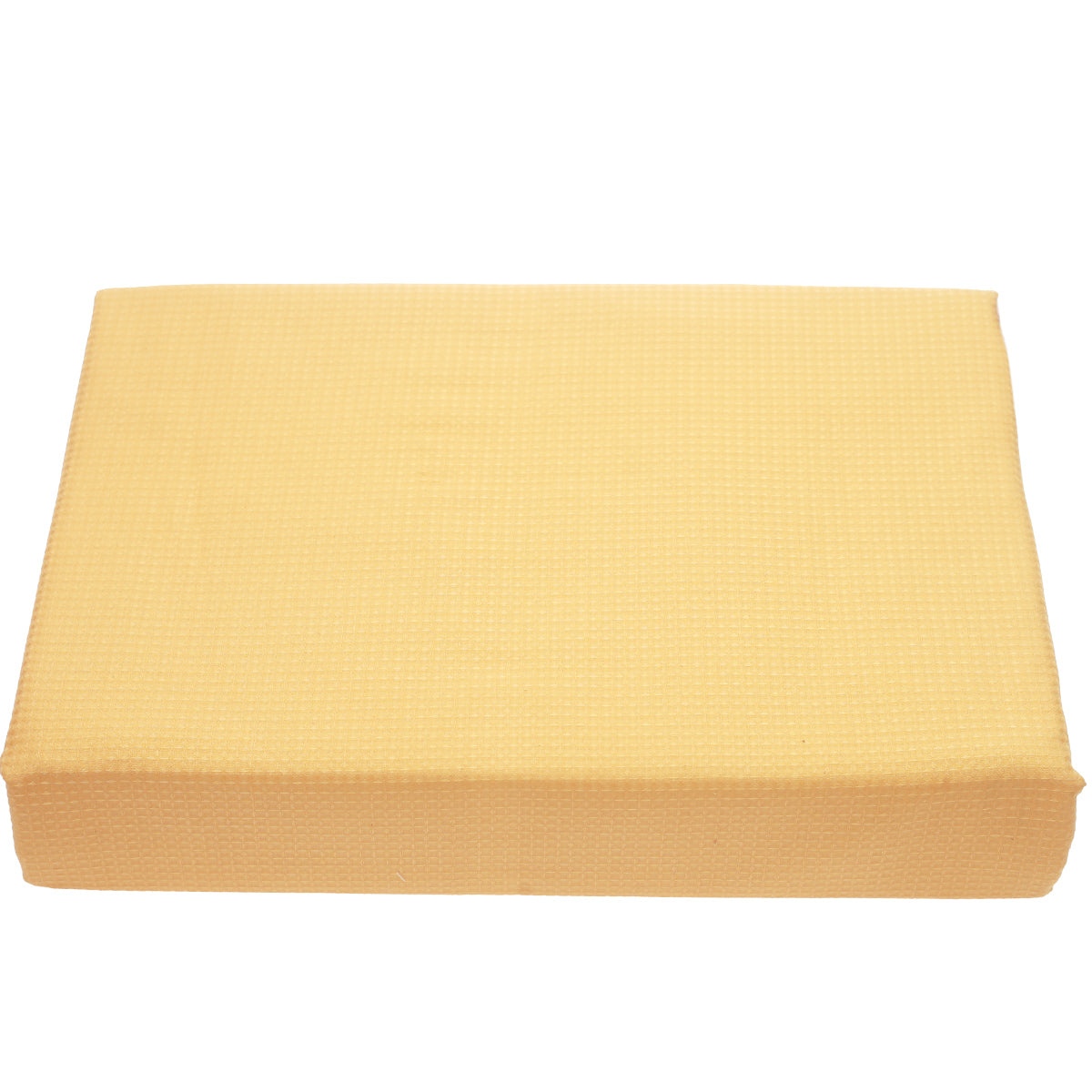 Yellow Waffle Double Bed Cover 94x102"(C)