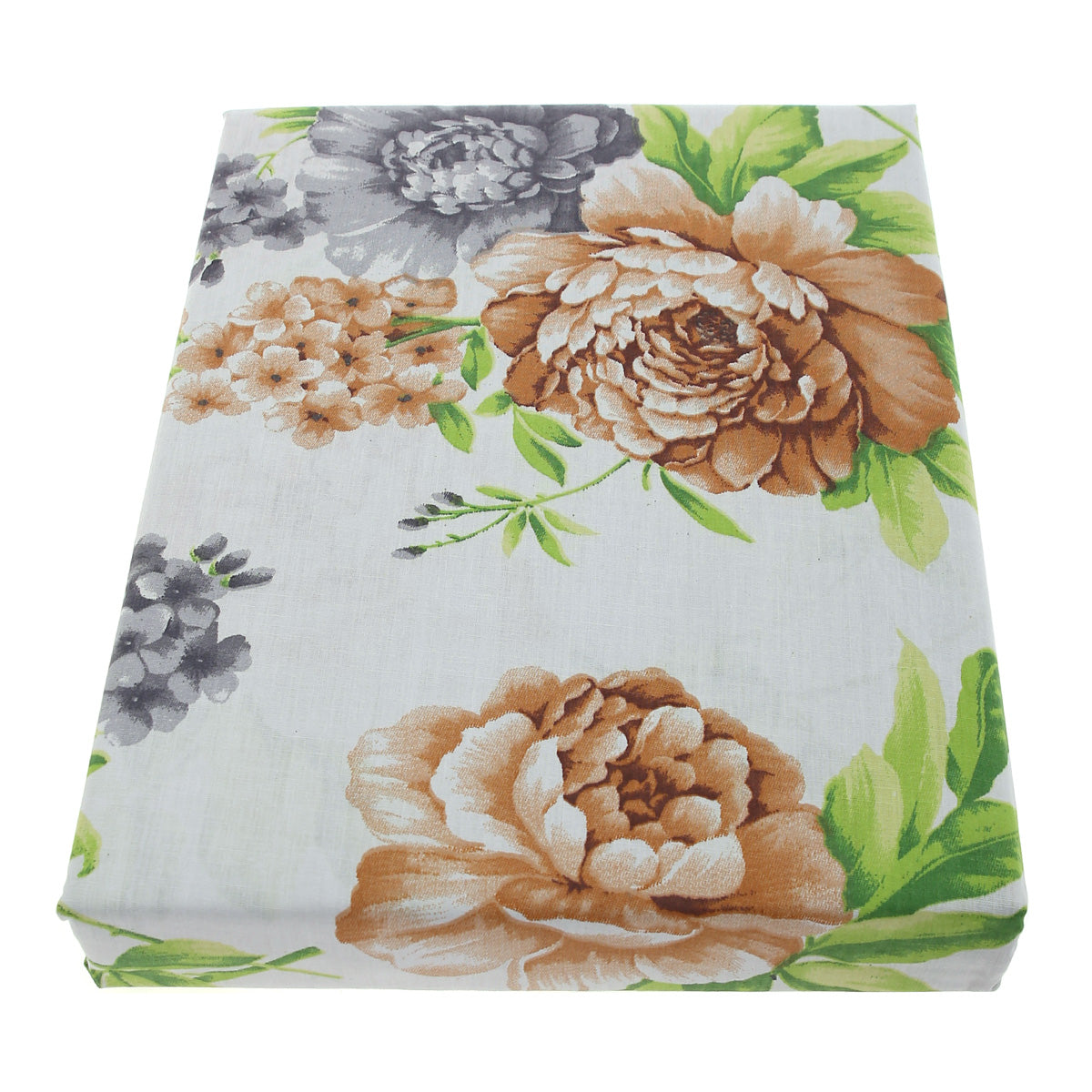 White Phoenix Flower Double Bed Sheet 96x102"©