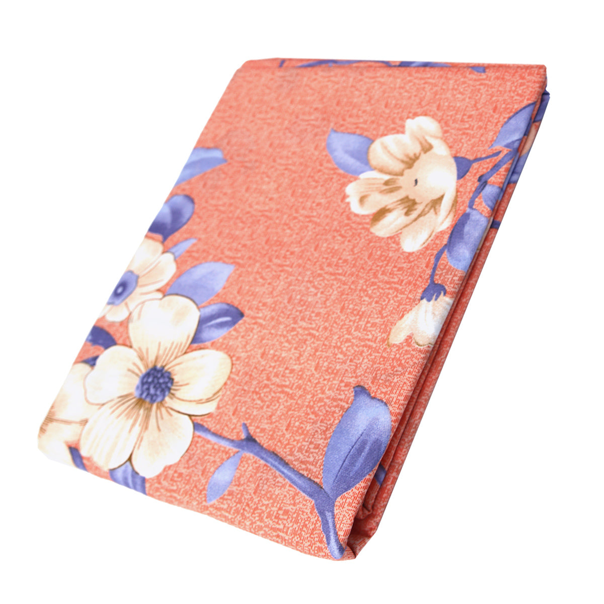 Peachy Pinks Double Bed Sheet