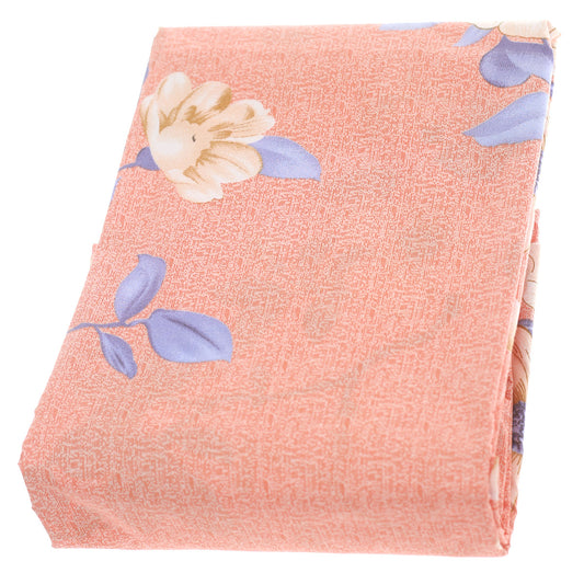 Peachy Pinks Double Bed Sheet - Habitt
