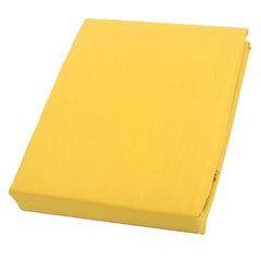 Yellow Double Bed Sheet 96x102"