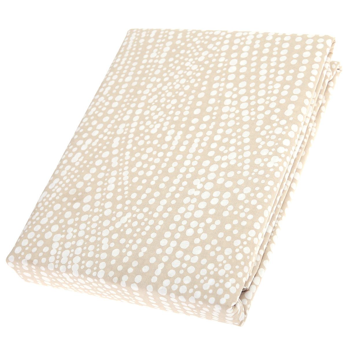 Off white Polka dot Double Bed Sheet 96x102"