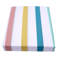 White Stripe Double Bed Sheet 96x102