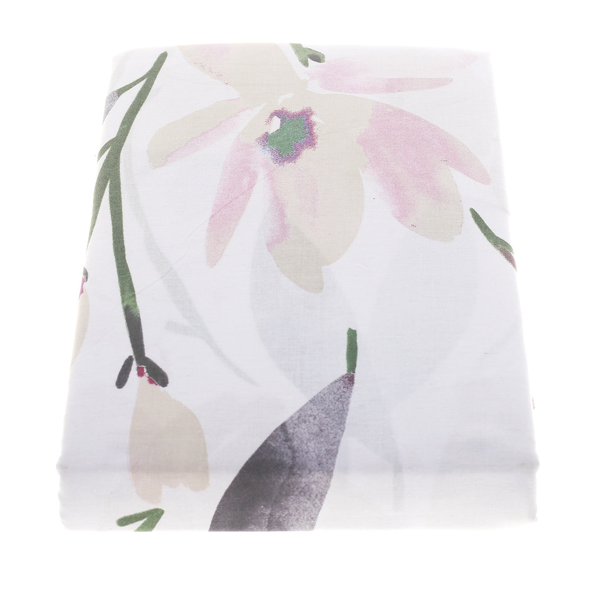 Green Tulip Double BedSheet 96x102© - Habitt