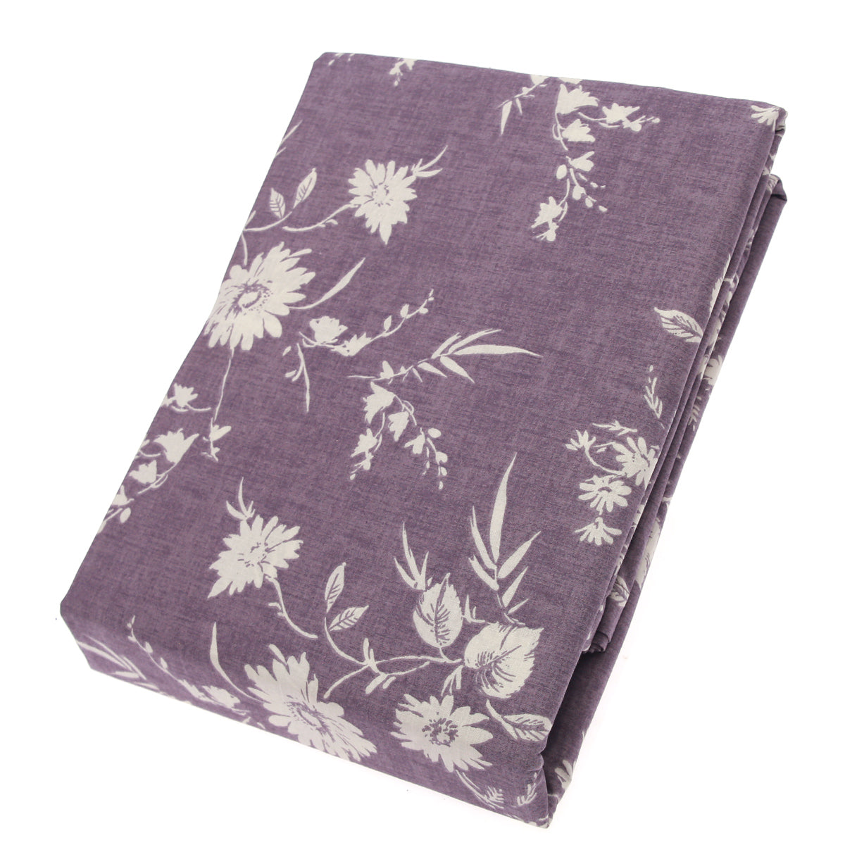 Neutral Floral Double Bedsheet 96x102" ©