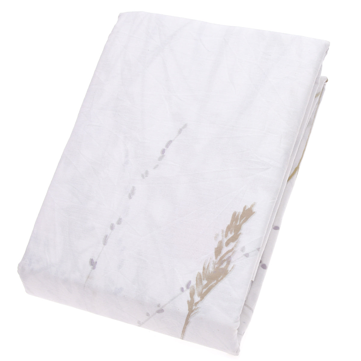 White Texture Double Bedsheet 96x102"©