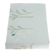 Double Bed Sheet Green Leaf 96x102 - Habitt