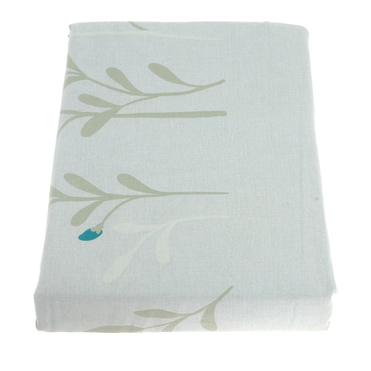 Double Bed Sheet Green Leaf 96x102 - Habitt