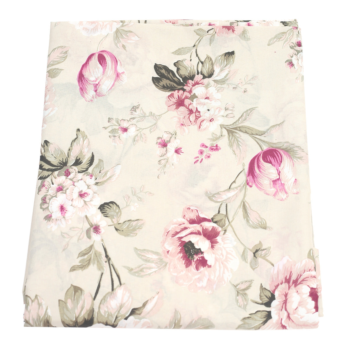 Pink Florals Double Bed Sheet 90x94E-com