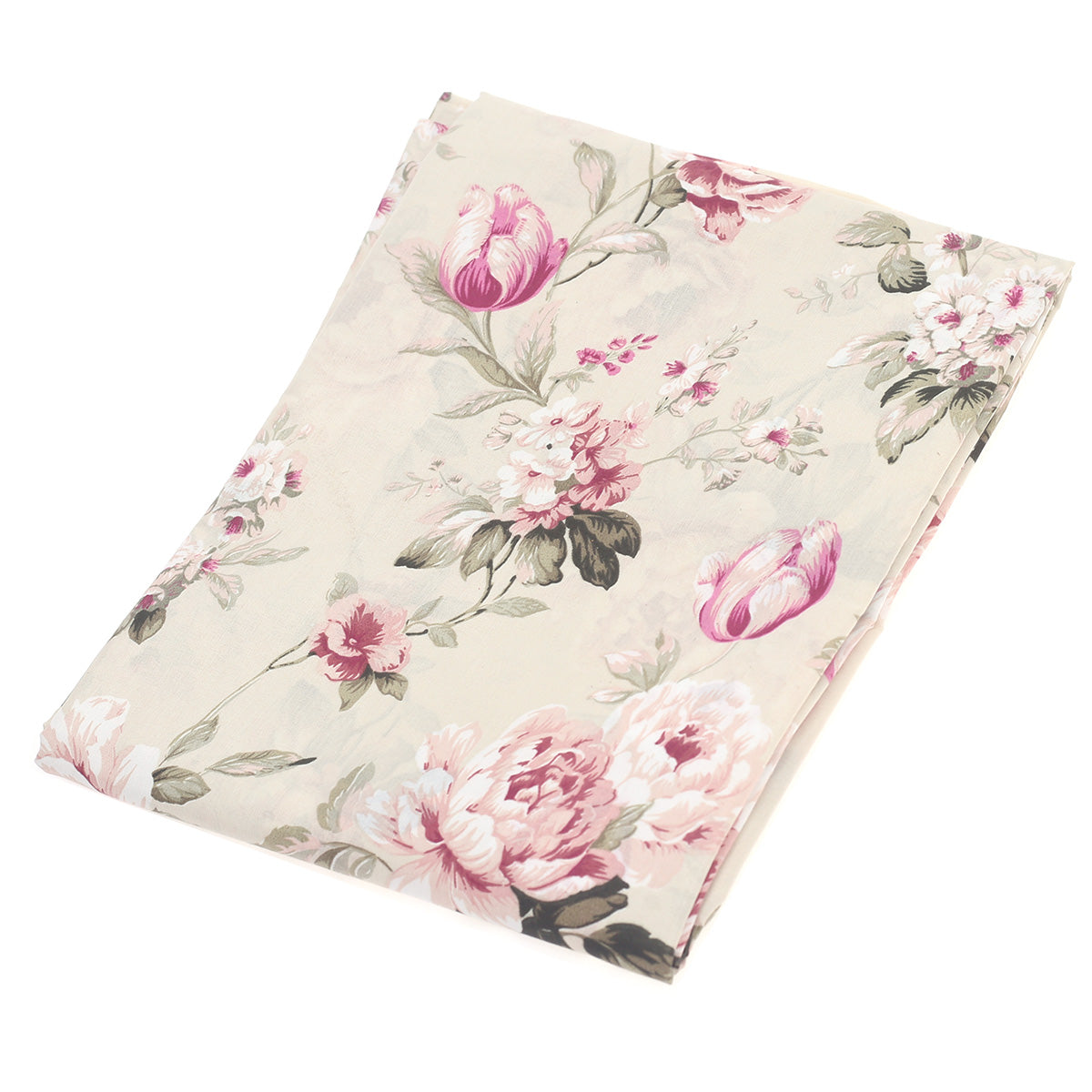 Pink Florals Double Bed Sheet 90x94E-com