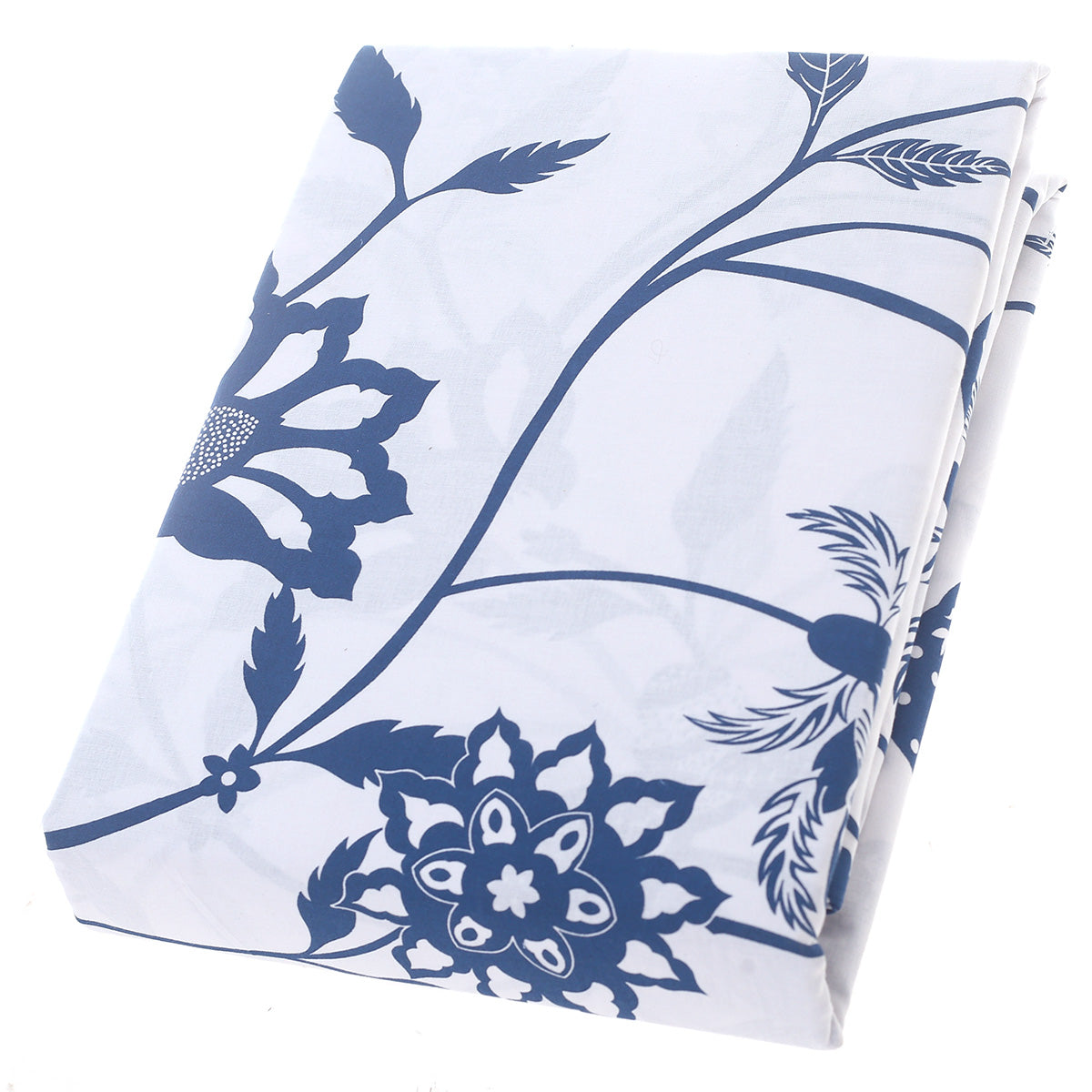 Double Bed Sheet Blue FloraCotton96X102