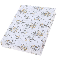 Double BedSheet GoldGreyFlorCotton96X102