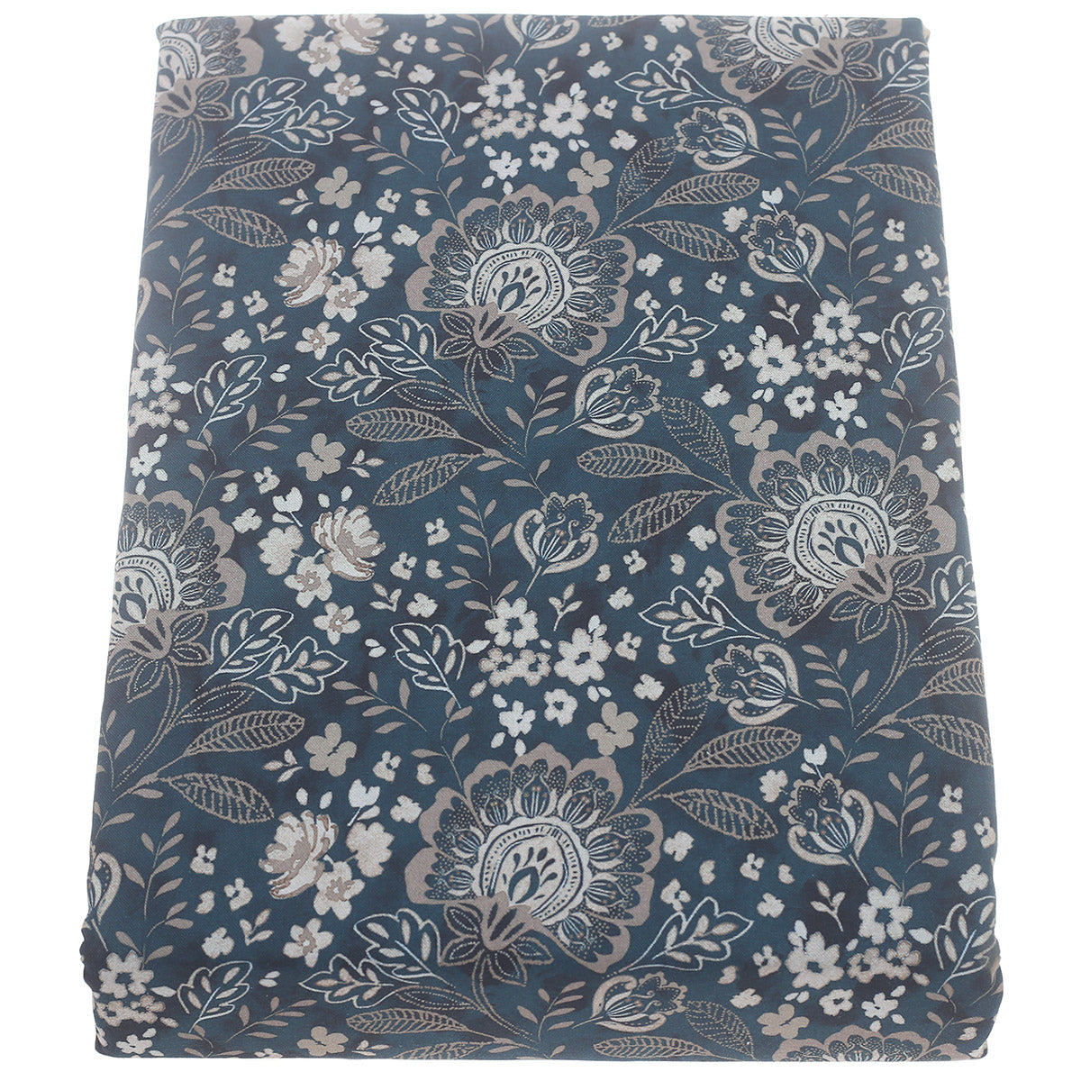 BLUE FLORALCotton Percale96X102