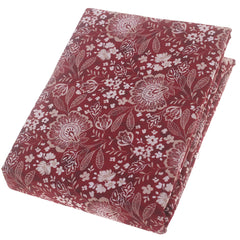 MAROON FLORALCotton Percale96X102