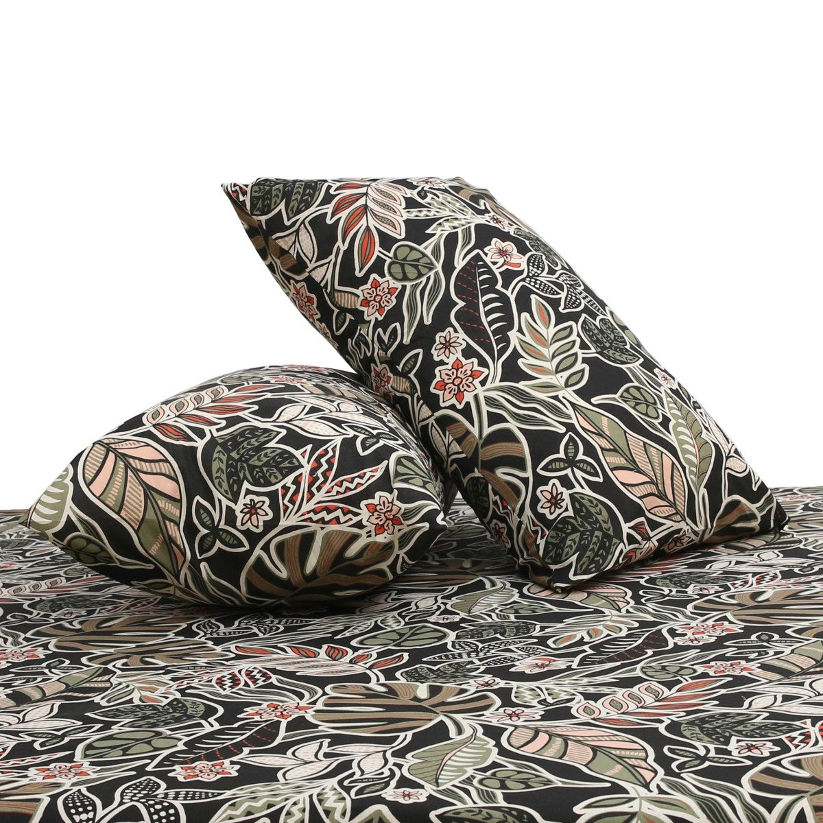 Palm Pattern Double Bedsheet – 90x100 - Habitt