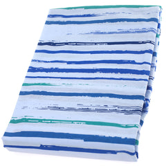 Blue Crush Strokes Double Bedsheet
