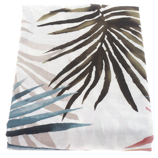 Leafy Lines Double Bedsheet - Habitt