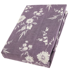 Double Bed Sheet Blue Floral 96x102