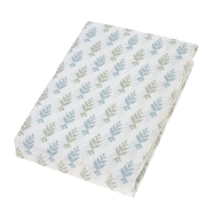 Double Bed Sheet Leafy Pattern 96 X 104