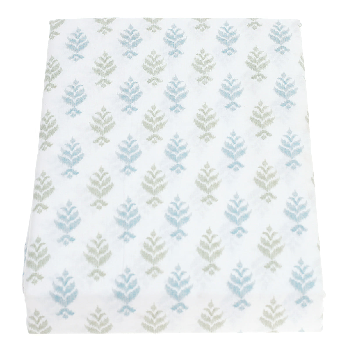 Double Bed Sheet Leafy Pattern 96 X 104