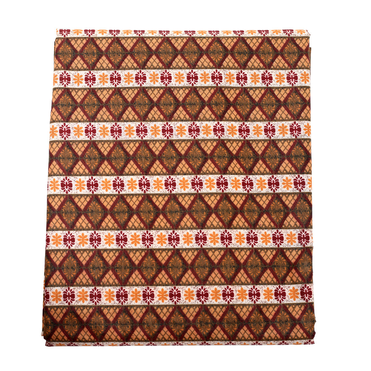 Aztec Brown Double Bed Sheet