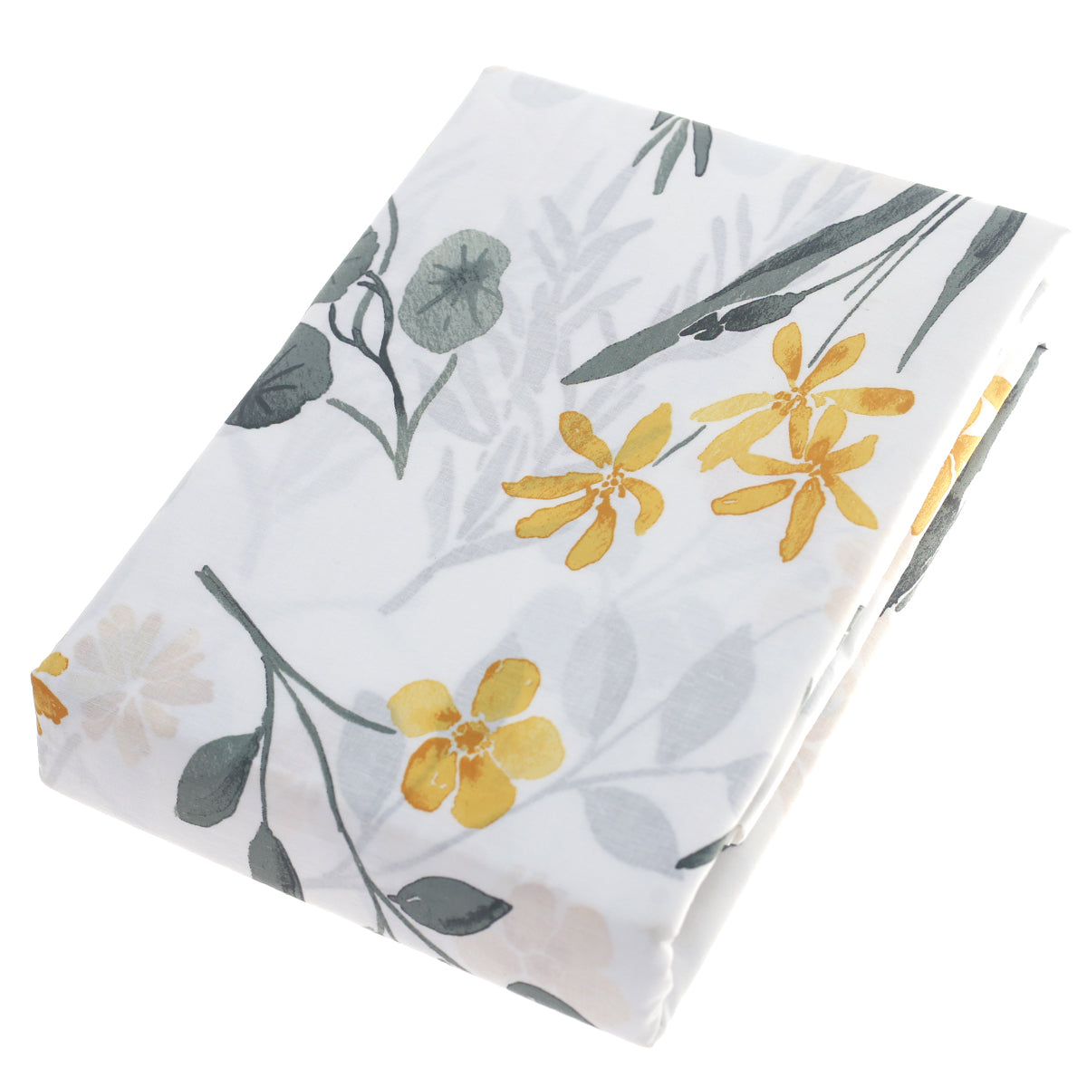 Musturd Motifs Double Bed Sheet 96x102"