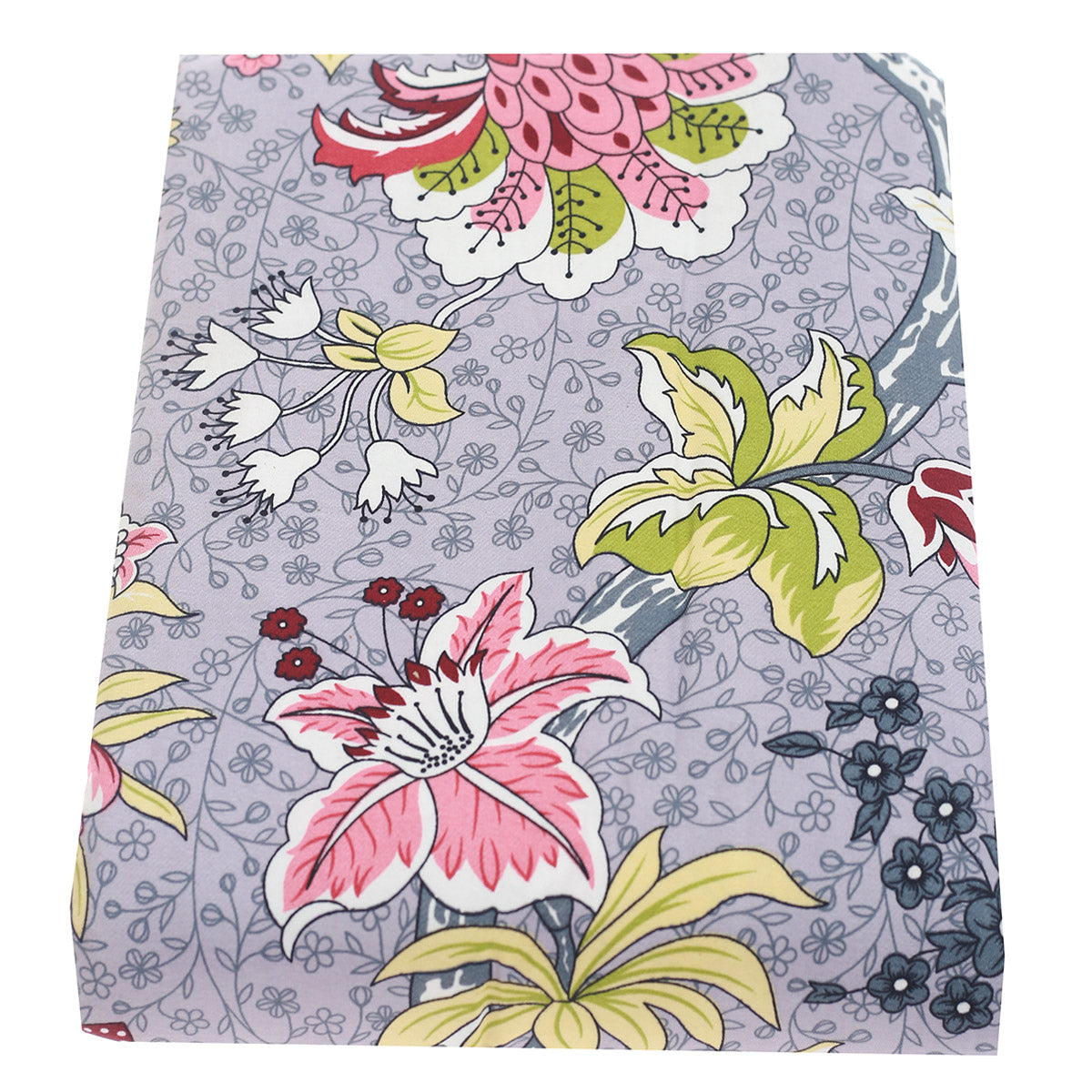 Double Bed Sheet 90x96 Botanical-Floral(BR)