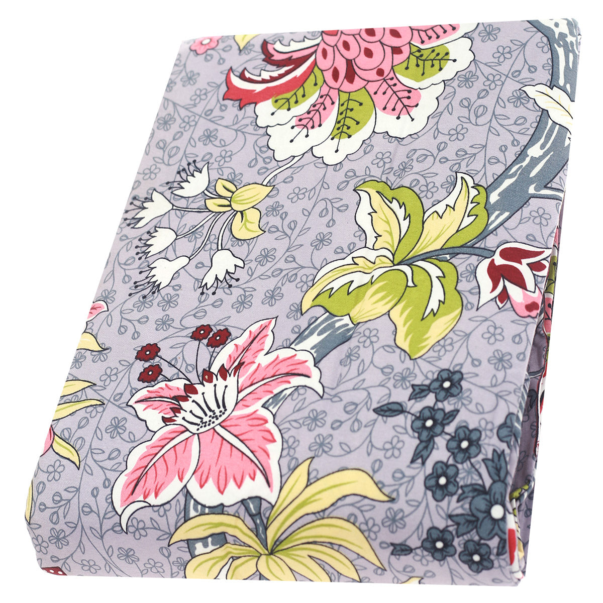 Double Bed Sheet 90x96 Botanical-Floral(BR)