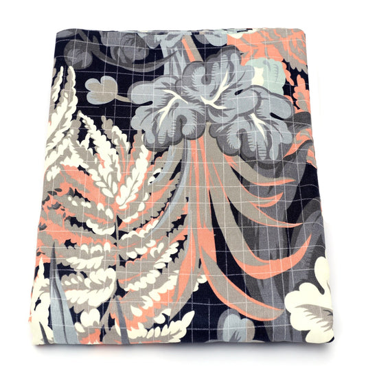 Double Bed Sheet 90x96" Palm Leafs (BR) - Habitt