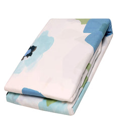 Blue Patch Double BedSheet 96x102" (SLB) - Habitt