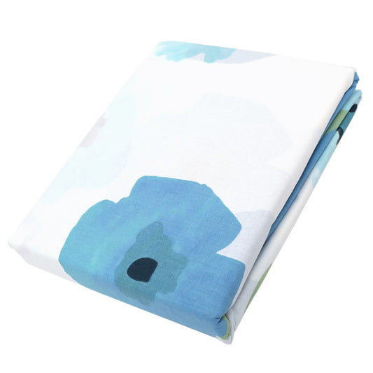 Blue Patch Double BedSheet 96x102" (SLB) - Habitt