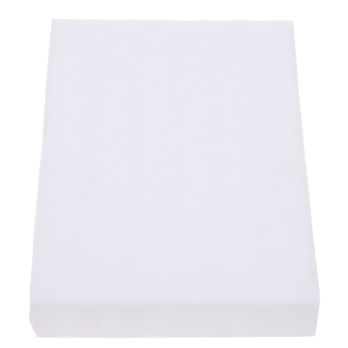 White Satin Double Bed Sheet96X102