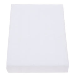 White Satin Double Bed Sheet96X102