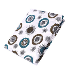Multi Circles Double Bed Sheet 96x102"