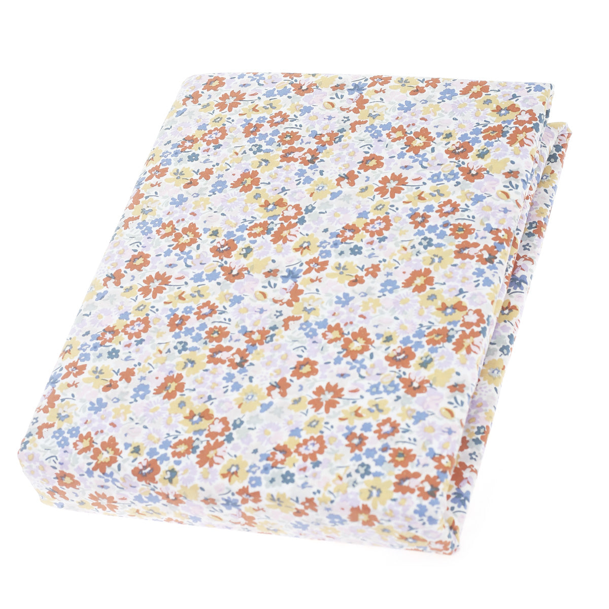 Pink & Lavender Floral Double Bed Sheet 96x102"