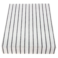 Black Stripe Double Bed Sheet 96x102"