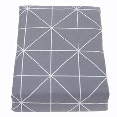 Grey Abstract Double Quilt Cover 90x96"