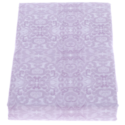Lilac Geo Double Bed Sheet 96x102"