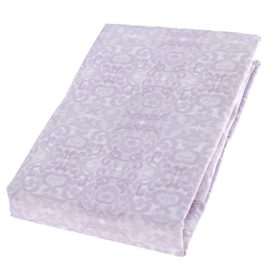 Lilac Geo Double Bed Sheet 96x102"