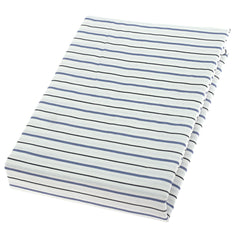 White Stripe Single Bed Sheet 68x96"