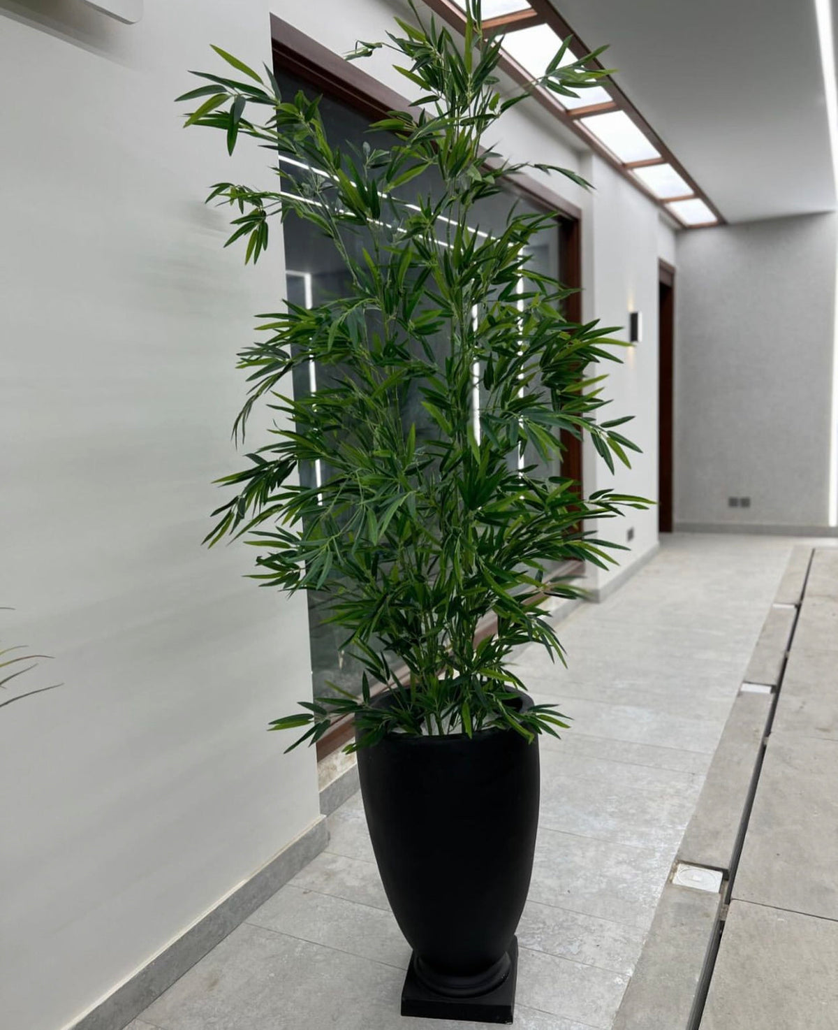 Artificial Bamboo Plant with Oval Planter