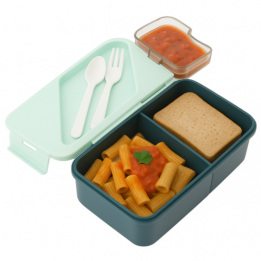 Rectangle Lunch Box with Cutlery – Leak-Proof & Compact Design