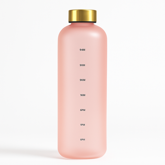1L Water Bottle With Time Marker