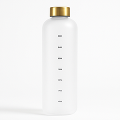 1L Water Bottle With Time Marker