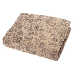 Beige Kantha Double Bedcover 95X102 (O)