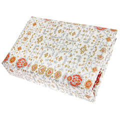 Gold Floral Quilt Cover set of 3